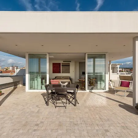 公寓 Attico Belvedere Sul Mare Su Forti